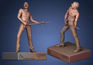 3D model Freddie Mercury (STL)